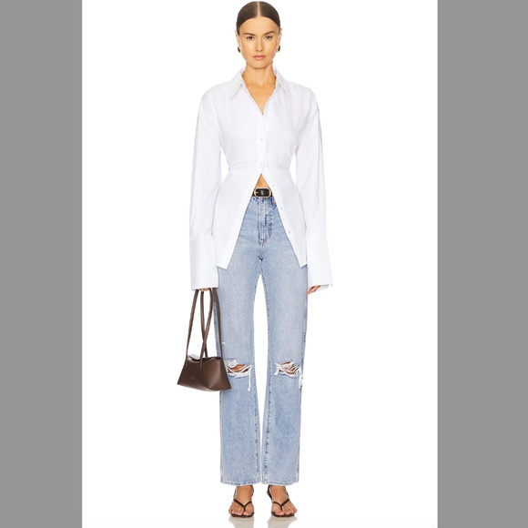 NEW GRLFRND Sara Super High Rise Slim Straight Jeans NEW 24 - Picture 5 of 5